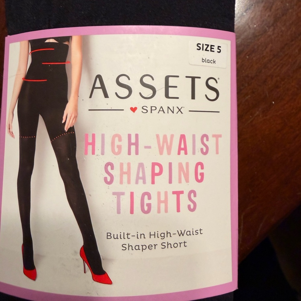 SPANX Assets Black High-Waist Shaper
